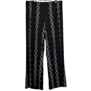 Frank Lyman Black Dressy‎ Wide Leg Pants Size 20 NWT